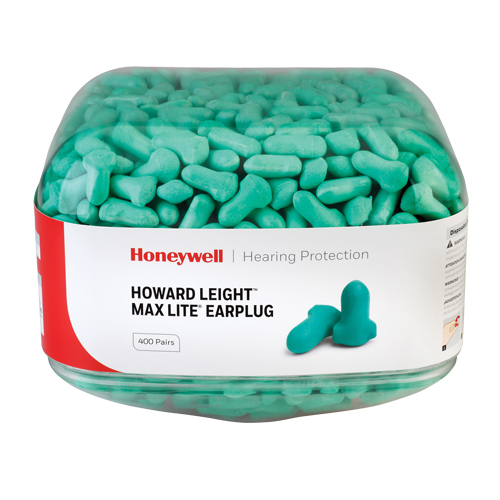 Howard Leight Maximum Lite Earplugs, Bulk - Canister Cam Industrial
