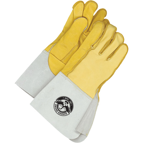 Gants de soudage, Cuir fleur de vache/Cuir fleur de daim, Taille Grand/10 Cam Industrial