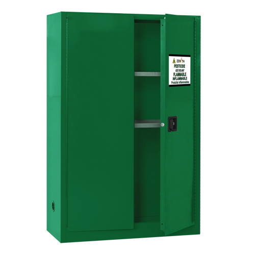 Pesticide Storage Cabinet, 45 gal., 65" H x 43" W x 18" D Cam Industrial