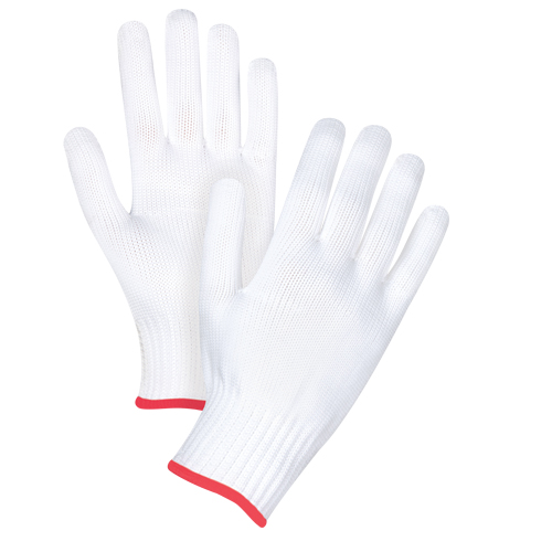 Gants tricot&eacute;s sans couture, Polyester, Calibre 10, Petit Cam Industrial