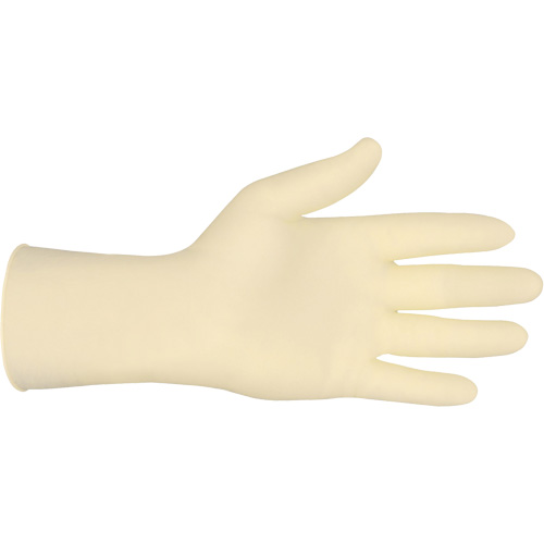 Gants de calibre industriel, Petit, Latex, 5 mils, Sans poudre, Blanc Cam Industrial