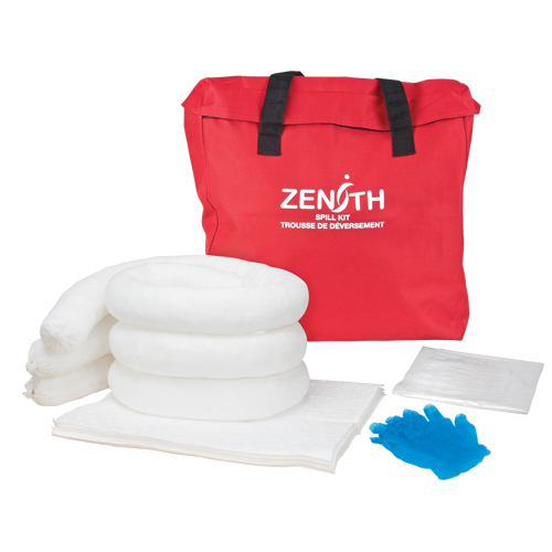 Trousse de lutte contre les d&eacute;versements, Huile seulement, Sac, Absorbance de 5 gal. US Cam Industrial