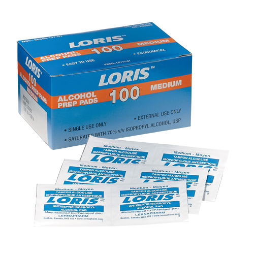 Tampons antimicrobiens pour les mains Dynamic, Serviette, Antiseptique Cam Industrial