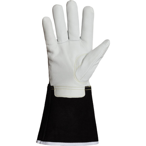 Endura&reg; 399GKGL5 Welding Gloves, Grain Goatskin, Size Medium Cam Industrial