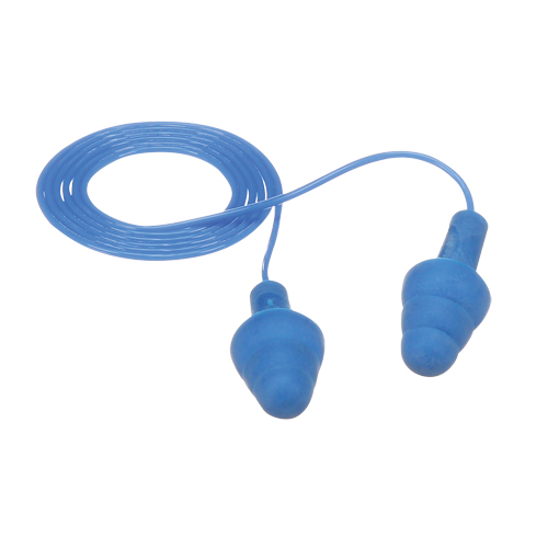 Bouchons d'oreilles d&eacute;tectables E-A-Rsoft UltraFit, Avec cordon, R&eacute;gulier, Vrac - Sac en poly, NRR dB 25 Cam Industrial