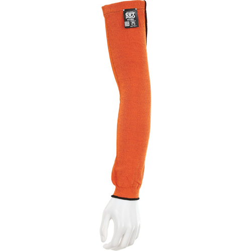 Memphis&reg; Sleeves With Thumb Hole, Kevlar&reg;, 18", ASTM ANSI Level A5, Orange Cam Industrial