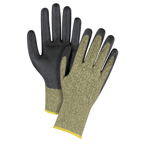 Breathable Coated Gloves, Size 6/X-Small, 13 Gauge, Foam Nitrile Coated, Aramid Shell, ASTM ANSI Level A6 Cam Industrial