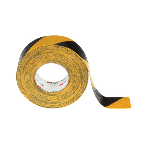 Safety-Walk 600 Series Anti-Slip Tape, 2" x 60', Black & Yellow Cam Industrial
