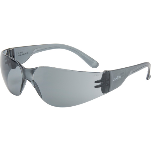 Z600 Series Safety Glasses, Grey/Smoke Lens, Anti-Scratch, ANSI Z87+/Meets/Exceeds CSA Z94.3 Cam Industrial