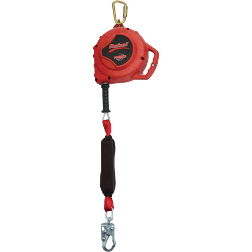 Cordage de s&eacute;curit&eacute; autor&eacute;tractable Rebel, 33', Acier galvanis&eacute;, Pivotant Cam Industrial