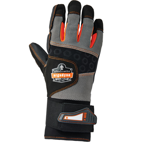Gants antivibration Proflex 9012 avec support du poignet, Taille Petit, Paume Synth&eacute;tique Cam Industrial
