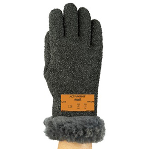 Gants ActivArmr 97-674 pour le froid extr&ecirc;me, 10/T-Grand, R&ecirc;vetement PVC, Enveloppe en Coton Cam Industrial