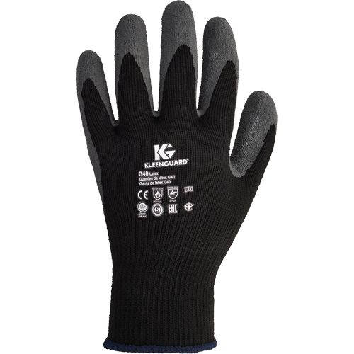 Gants polyvalents KleenGuard G40, 7/Petit, R&ecirc;vetement Latex de caoutchouc, Calibre 10, Enveloppe en Polyester/Coton Cam Industrial