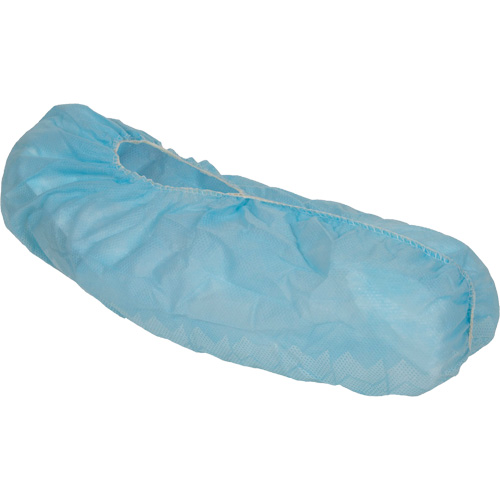 KleenGuard A10 Light-Duty Shoe Covers, One Size, Polypropylene, Blue Cam Industrial