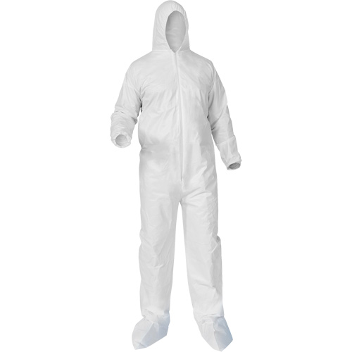 Kleenguard A35 Coveralls, 2X-Large, White, Microporous Cam Industrial