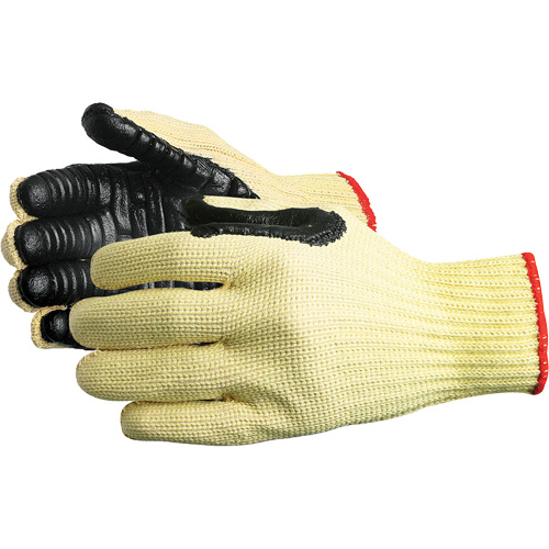 Gants amortisseurs de vibrations Vibrastop, Taille Grand, Paume Synth&eacute;tique Cam Industrial