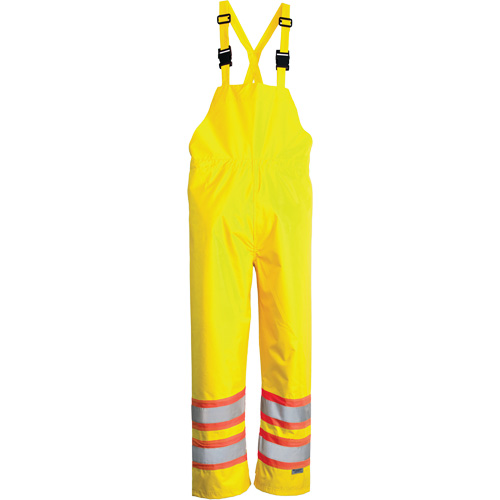 Salopette Open Road, Polyester, Petit, Jaune lime haute visibilit&eacute; Cam Industrial