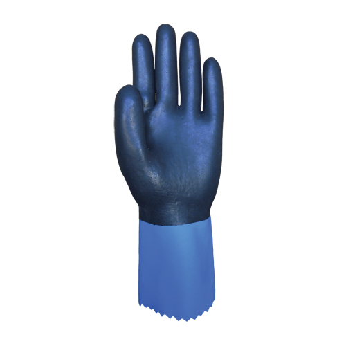 Gants enti&egrave;rement tremp&eacute;s et r&eacute;sistants aux produits chimiques Summitech, Taille Petit/7, 11,8" lo, Chloropr&egrave;ne, Doublure en Poly-coton, 59 mils Cam Industrial