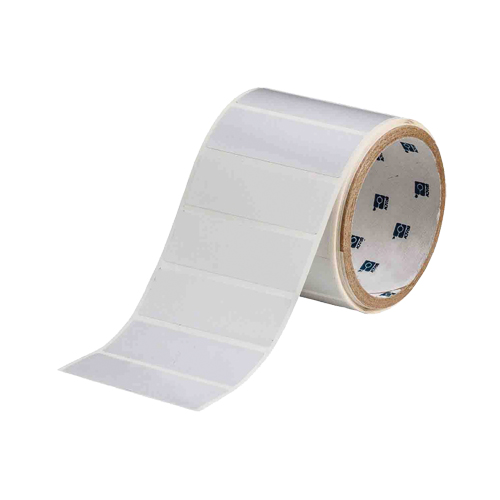 ToughBond&reg; Thermal Transfer Printable Labels, Polyester, 3" L x 1" H, White Cam Industrial