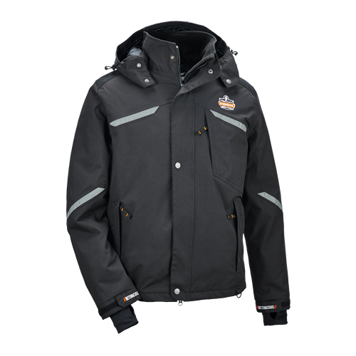 Manteau thermique N-Ferno 6466, Hommes, Petit, Noir Cam Industrial