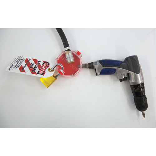Dispositif de verrouillage polyvalent pour &eacute;quipement pneumatique Stopout Cam Industrial