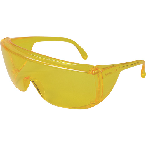 Lunettes de s&eacute;curit&eacute; s&eacute;rie 1400 Veratti Tuff Spec, Lentille Ambr&eacute;e, ANSI Z87+/R&eacute;pond ou surpasse la norme CSA Z94.3 Cam Industrial