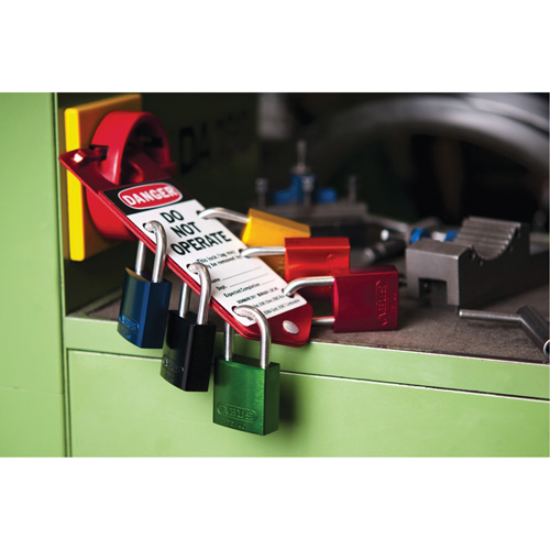 Padlock Set, Keyed Alike, Aluminum, 1-1/2" Width Cam Industrial