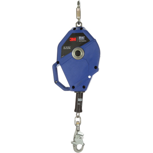 Cordage de s&eacute;curit&eacute; autor&eacute;tractable avec verrouillage intelligent, 50', Acier inoxydable, Pivotant Cam Industrial