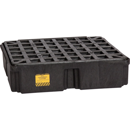 Plateforme de d&eacute;versement modulaire, Capacit&eacute; de d&eacute;versement 15 gal. US, 26" x 26,25" x 6,5" Cam Industrial
