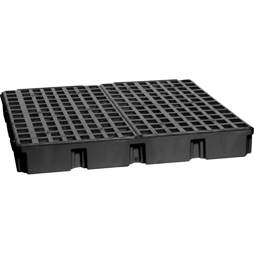 Modular Spill Platform, 60.5 US gal. Spill Capacity, 51.5" x 51.5" x 6.5" Cam Industrial