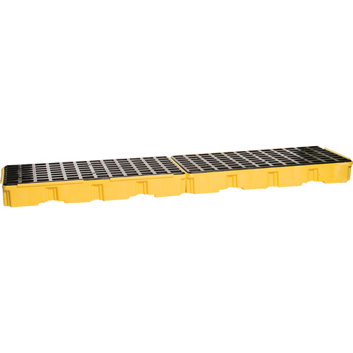 Plateforme de d&eacute;versement modulaire, Capacit&eacute; de d&eacute;versement 60,5 gal. US, 26,5" x 103,5" x 6,5" Cam Industrial