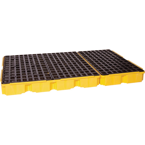 Modular Spill Platform, 88 US gal. Spill Capacity, 51.5" x 78.25" x 6.5" Cam Industrial