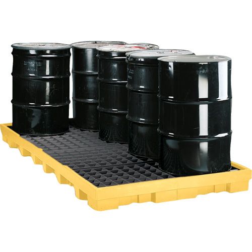 Plateforme de d&eacute;versement modulaire, Capacit&eacute; de d&eacute;versement 121 gal. US, 51,5'' x 103" x 6,5" Cam Industrial