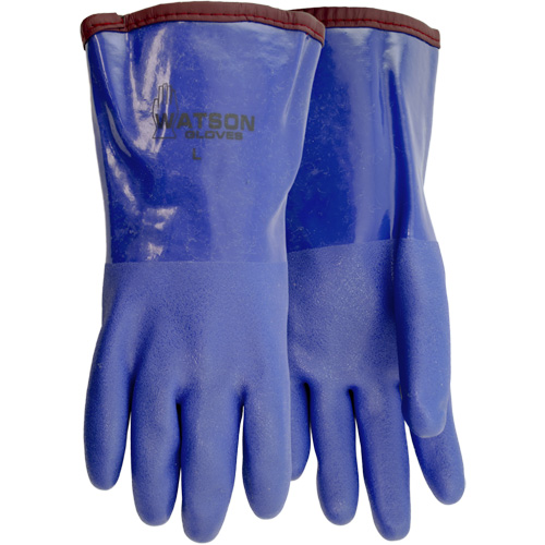 Gants r&eacute;sistant au givre, Taille T-Grand, 12" lo, PVC, Doublure en Acrylique/Molleton, Gant de calibre hiver Cam Industrial