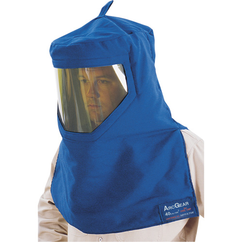 Arc Flash Hood, Blue, 40 cal/cm², ASTM F1506/NFPA 70E, 4 Arc Flash PPE Category Level Cam Industrial