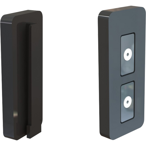 Embout magn&eacute;tique pour ruban/banni&egrave;re PLUS, Noir Cam Industrial