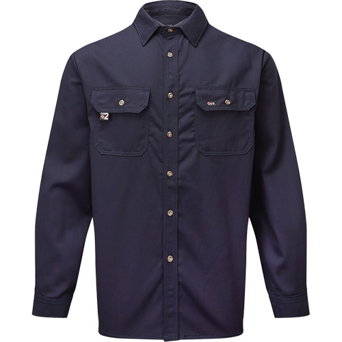 Chemise de travail de luxe 7 oz UltraSoft, Moyen (grande taille), Bleu marin Cam Industrial