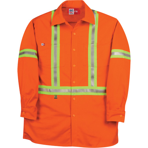 Chemise de travail industrielle Westex UltraSoft, Petit, Orange Cam Industrial