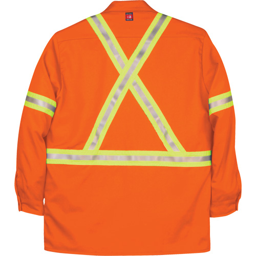 Chemise de travail industrielle Westex UltraSoft, Petit, Orange Cam Industrial