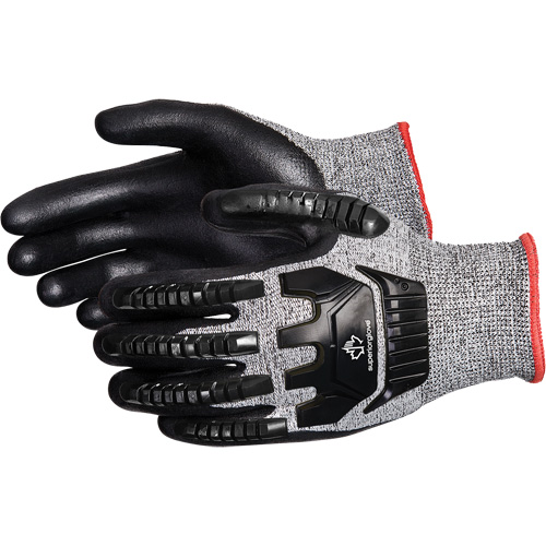 Gants en tricot de composite r&eacute;sistant aux coupures et antichoc TenActiv, 6, Paume en Synth&eacute;tique, Poignet Poignet en tricot Cam Industrial
