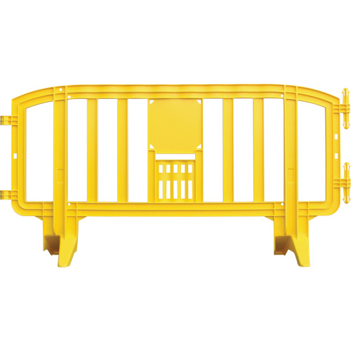 Barricade Movit, Emboîtables, 78" lo x 39" h, Jaune Cam Industrial