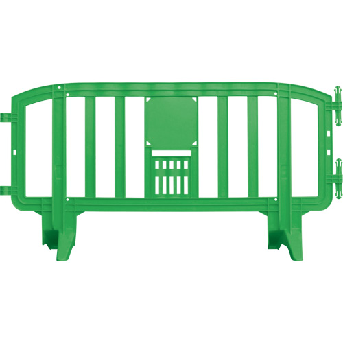 Barricade Movit, Emboîtables, 78" lo x 39" h, Vert Cam Industrial