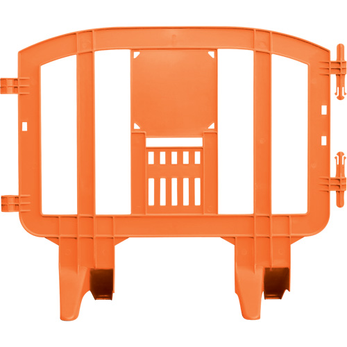Minit Barricade, Interlocking, 49" L x 39" H, Orange Cam Industrial