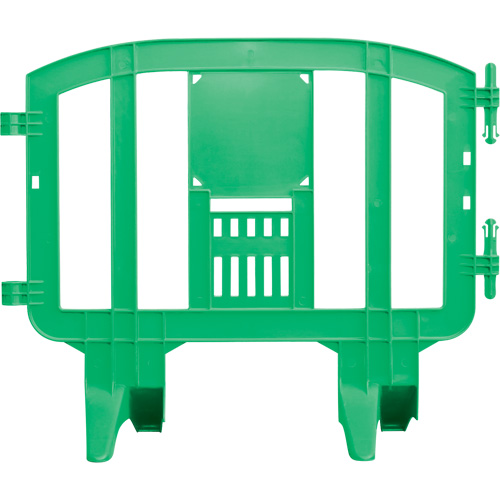 Minit Barricade, Interlocking, 49" L x 39" H, Green Cam Industrial