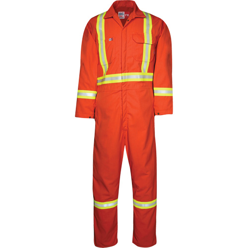 Westex UltraSoft&reg; Unlined Coveralls, Size Medium (Tall), Orange, 8.7 cal/cm² Cam Industrial