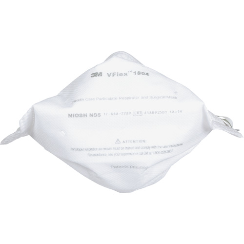 VFlex Healthcare Particulate Respirator and Surgical Mask, N95, NIOSH Certified Cam Industrial