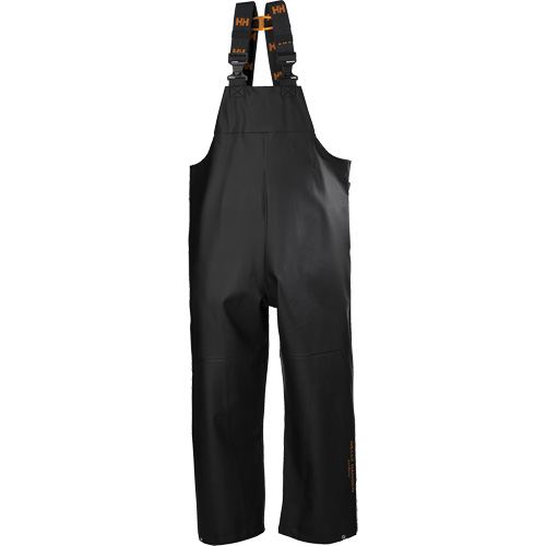 Gale Rain Bib Pants, Medium, Polyester, Black Cam Industrial