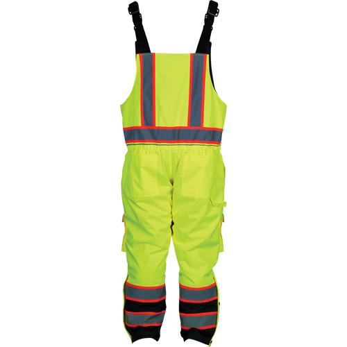 Combinaison isol&eacute;e, Polyester/Polyur&eacute;thane, Petit, Jaune lime haute visibilit&eacute; Cam Industrial