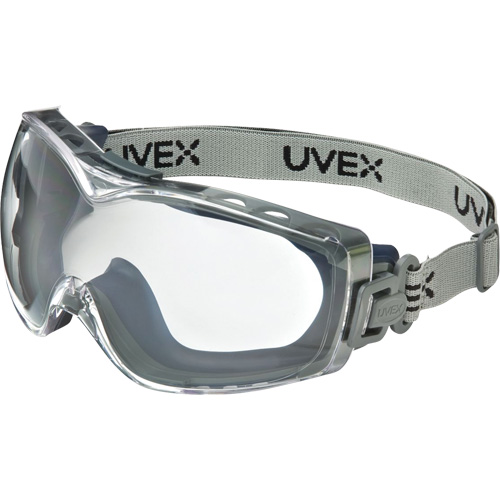 Uvex HydroShield&reg; Stealth&reg; OTG Safety Goggles, Clear Lens, Anti-Fog/Anti-Scratch, Indirect Vent Cam Industrial