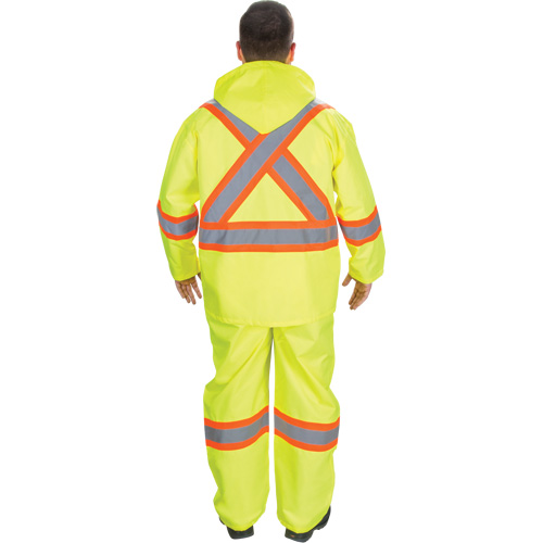 V&ecirc;tements imperm&eacute;ables RZ1000, Polyester, 3T-Grand, Jaune lime haute visibilit&eacute; Cam Industrial